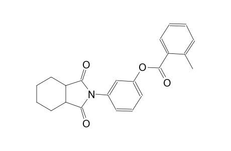 benzoic acid, 2-methyl-, 3-(octahydro-1,3-dioxo-2H-isoindol-2-yl)phenyl ester