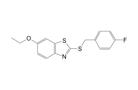 6-Ethoxy-2-(4-fluoro-benzylsulfanyl)-benzothiazole