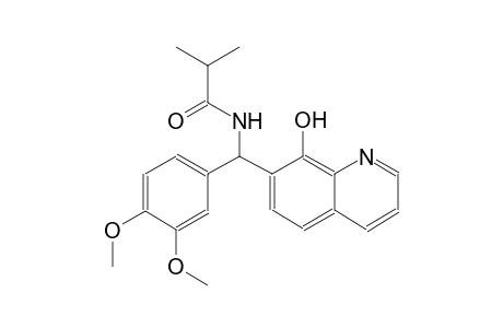 propanamide, N-[(3,4-dimethoxyphenyl)(8-hydroxy-7-quinolinyl)methyl]-2-methyl-