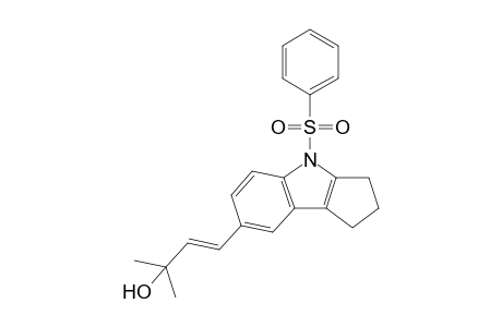 (E)-2-methyl-4-[4-(phenylsulfonyl)-2,3-dihydro-1H-cyclopenta[b]indol-7-yl]but-3-en-2-ol