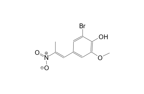 2-bromo-6-methoxy-4-[(1E)-2-nitro-1-propenyl]phenol