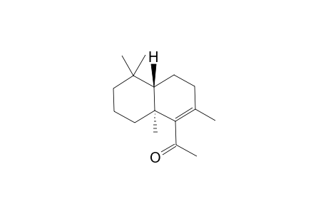 (+)-1-[(4aS,8aS)-3,4,4a,5,6,7,8,8a-Octahydro-2,5,5,8a-tetramethylnaphthalen-1-yl]ethanone