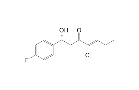 (1R,4Z)-4-Chloro-1-hydroxy-1-(4-fluorophenyl)hept-4-en-3-one