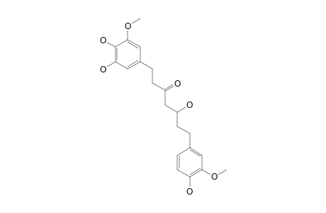 5-HYDROXY-1-(3,4-DIHYDROXY-5-METHOXY-PHENYL)-7-(4-HYDROXY-3-METHOXYPHENYL)-HEPTAN-3-ONE