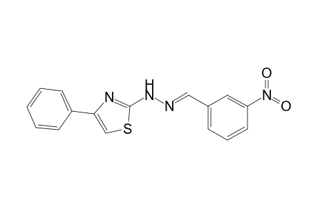 2-(2-(3-Nitrobenzylidene)hydrazinyl)-4-phenylthiazole