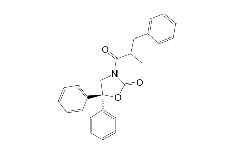 N-(2-METHYL-1-OXO-3-PHENYLPROPYL)-5,5-DIPHENYLOXAZOLIDIN-2-ONE