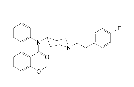 N-(1-[2-(4-Fluorophenyl)ethyl]piperidin-4-yl)-2-methoxy-N-3-methylphenylbenzamide