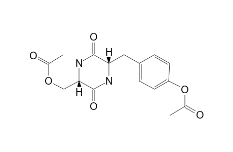 Cyclo(-L-ser-L-tyr) diacetate