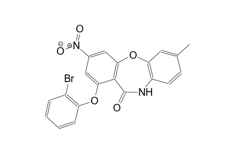 dibenzo[b,f][1,4]oxazepin-11(10H)-one, 1-(2-bromophenoxy)-7-methyl-3-nitro-