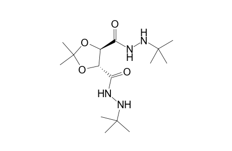 (4R,5R)-N,N'-Bis-(tert-butyl)-2,2-dimethyl-1,3-dioxolane-4,5-dicarbohydrazide