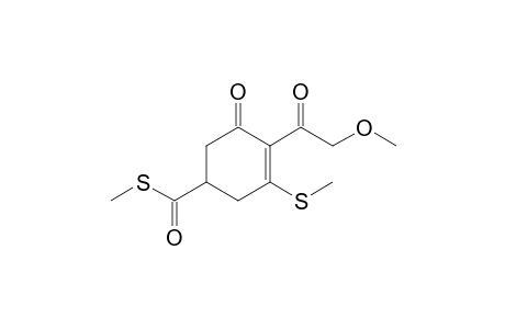 3-Cyclohexene-1-carbothioic acid, 4-(methoxyacetyl)-3-(methylthio)-5-oxo-, S-methyl ester