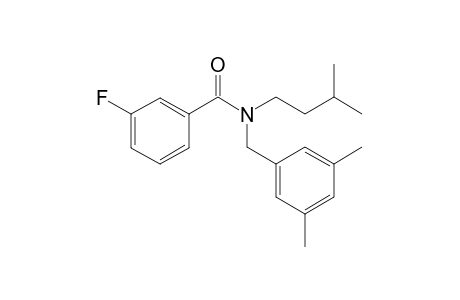 Benzamide, 3-fluoro-N-(3,5-dimethylbenzyl)-N-(3-methylbutyl)-