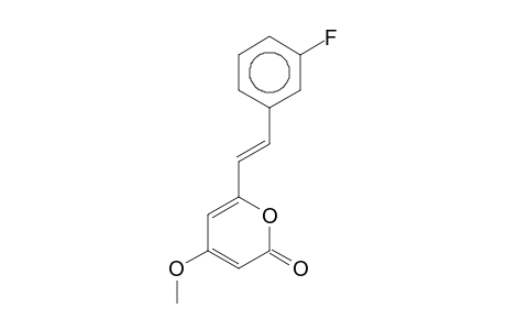 2H-Pyran-2-one, 6-[2-E-(3-fluorophenyl)ethenyl]-4-methoxy-