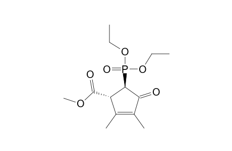 2-DIETHOXYPHOSPHORYL-2,3-DIMETHYL-4-OXO-CYCLOPENT-2-ENECARBOXYLIC-ACID-METHYLESTER