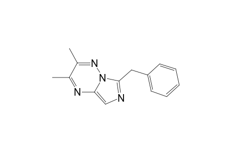 Imidazo[1,5-b][1,2,4]triazine, 2,3-dimethyl-6-(phenylmethyl)-