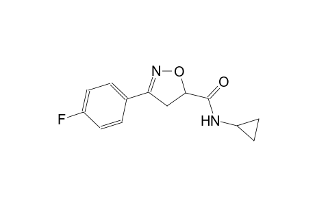 5-isoxazolecarboxamide, N-cyclopropyl-3-(4-fluorophenyl)-4,5-dihydro-