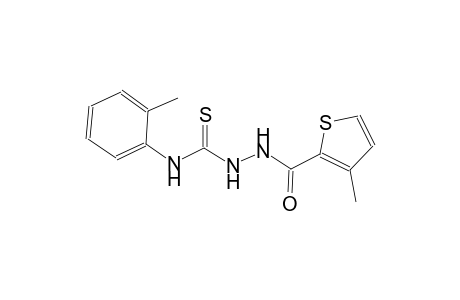 N-(2-methylphenyl)-2-[(3-methyl-2-thienyl)carbonyl]hydrazinecarbothioamide