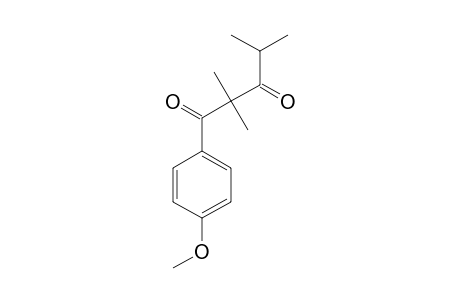 1-(4-METHOXYPHENYL)-2,2,4-TRIMETHYL-1,3-PENTADIONE