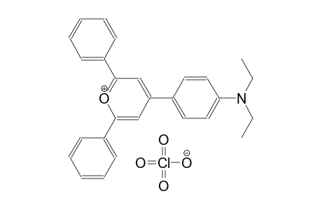 4-[4-(diethylamino)phenyl]-2,6-diphenylpyrylium perchlorate