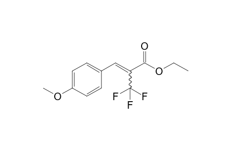 Ethyl 3- (p-methoxyphenyl)-2-(trifluoromethyl)-2-propenoate