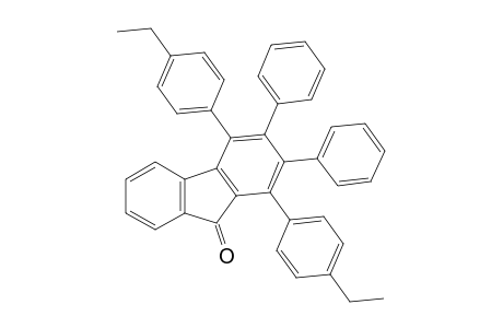 1,4-bis(p-ethylphenyl)-2,3-diphenylfluoren-9-one