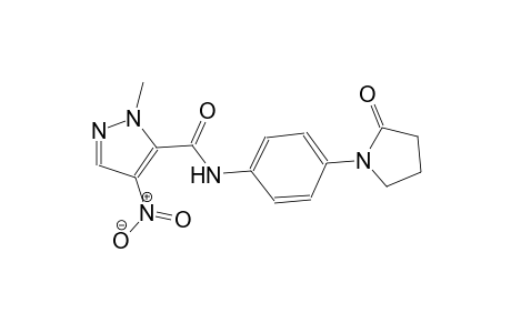1-methyl-4-nitro-N-[4-(2-oxo-1-pyrrolidinyl)phenyl]-1H-pyrazole-5-carboxamide