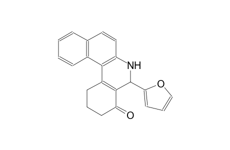 benzo[a]phenanthridin-4(1H)-one, 5-(2-furanyl)-2,3,5,6-tetrahydro-