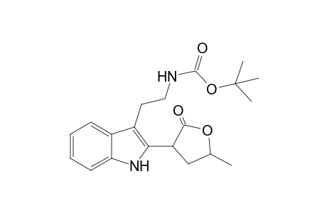 t-Butyl 2-[2'-(5"-methyl-2"-oxotetrashydrofuranb-3"-yl)-1H-indol-3'-yl]-ethylcarbamate