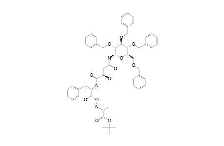 TERT.-BUTYL_N-[(2-S)-1,4-DIOXO-2-HYDROXY-4-[(2,3,4,6-TETRA-O-BENZYL-BETA-D-GLUCOPYRANOSYL)-AMINO]-BUTYL]-PHENYLALANINATE