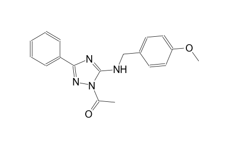 1H-1,2,4-triazol-5-amine, 1-acetyl-N-[(4-methoxyphenyl)methyl]-3-phenyl-