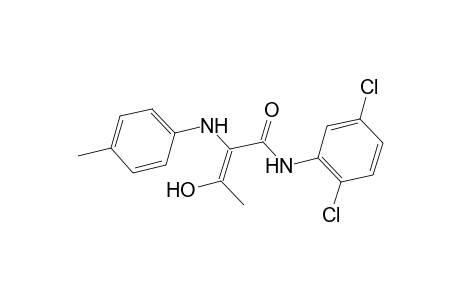 (2E)-N-(2,5-Dichlorophenyl)-3-hydroxy-2-(4-toluidino)-2-butenamide