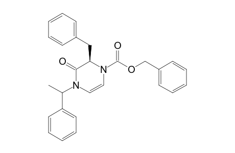 (2R,4S)-2-Benzyl-3-oxo-4-(1-phenylethyl)-3,4-dihydro-2H-pyrazine-1-carboxylic acid benzyl ester