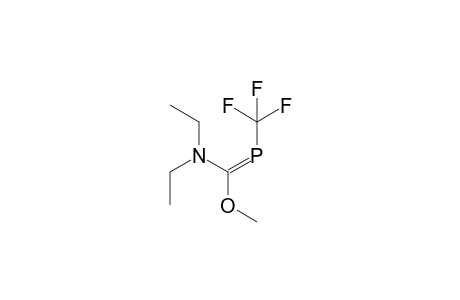 (E)-(1-Diethylamino-1-methoxy)-3,3,3-trifluoro-2-phospha-1-propene