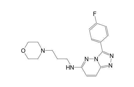 [1,2,4]triazolo[4,3-b]pyridazin-6-amine, 3-(4-fluorophenyl)-N-[3-(4-morpholinyl)propyl]-