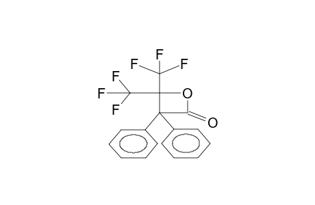 4,4-BIS(TRIFLUOROMETHYL)-3,3-DIPHENYLOXETAN-2-ONE