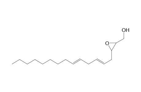 2,3-epoxy-5,8-hetadecadien-1-ol