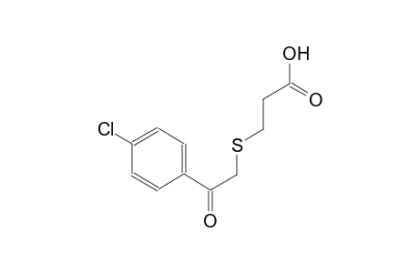 3-{[2-(4-chlorophenyl)-2-oxoethyl]sulfanyl}propanoic acid