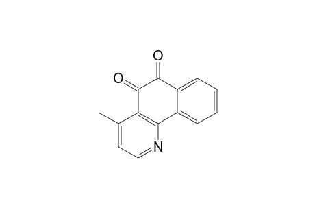 Benzo[h]quinoline-5,6-dione, 4-methyl-