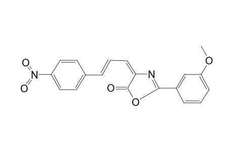 Oxazolidin-5-one, 2-(3-methoxyphenyl)-4-[3-(4-nitrophenyl)-2-propenylidene)-