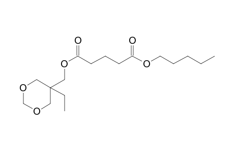 Glutaric acid, (5-ethyl-1,3-dioxan-5-yl)methyl pentyl ester