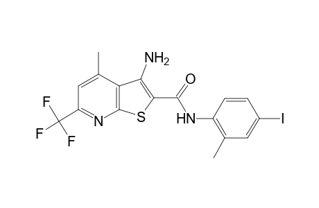 3-Amino-N-(4-iodo-2-methyl-phenyl)-4-methyl-6-(trifluoromethyl)thieno[2,3-b]pyridine-2-carboxamide