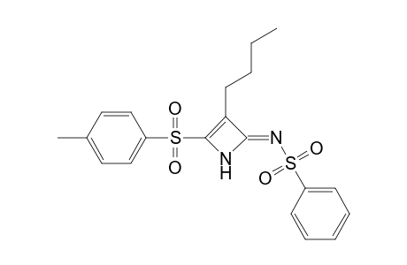 N-[3-Butyl-4-tosylazet-2(1H)-ylidene]benzenesulfonamide