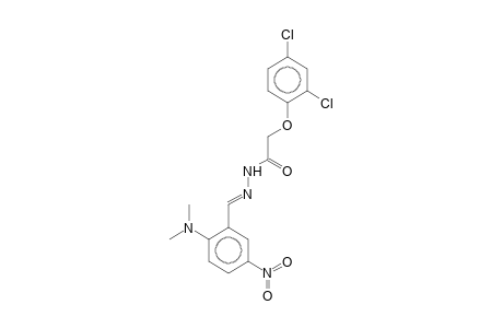 2-(2,4-dichlorophenoxy)-N'-{(E)-[2-(dimethylamino)-5-nitrophenyl]methylidene}acetohydrazide