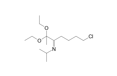 N-(7-Chloro-2,2-diethoxy-3-heptylidene)isopropylamine