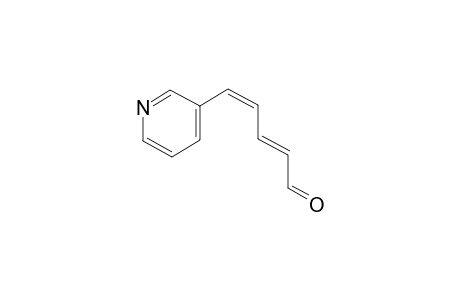 5-(3'-Pyridyl)-(2E,4Z)-2,4-pentadienal