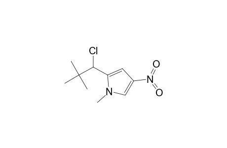 1H-Pyrrole, 2-(1-chloro-2,2-dimethylpropyl)-1-methyl-4-nitro-