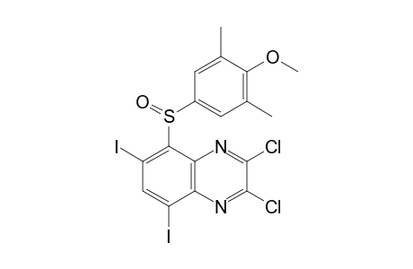 2,3-dichloro-6,8-diiodo-5-((4-methoxy-3,5-dimethylphenyl)sulfinyl)-quinoxaline