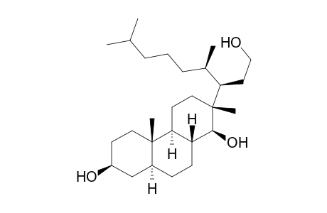 14,15-Seco-5alpha-cholestane-3beta,14beta,15-triol