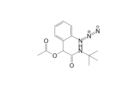 1-(2-Azidophenyl)-2-(tert-butylamino)-2-oxoethyl acetate