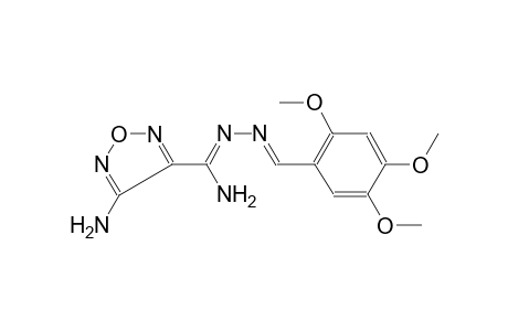 1,2,5-Oxadiazole-3-carbohydrazonamide, 4-amino-N'-[(2,4,5-trimethoxyphenyl)methylidene]-